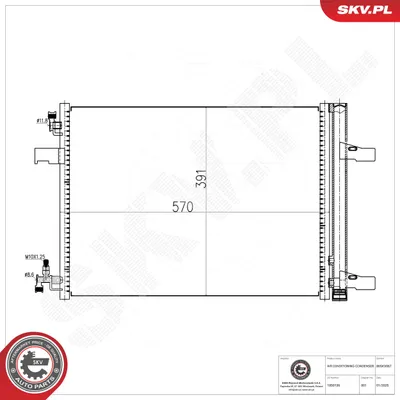 Condensador, aire acondicionado Opel ASTRA J · Opel ASTRA J Sports Tourer · Opel ZAFIRA TOURER C