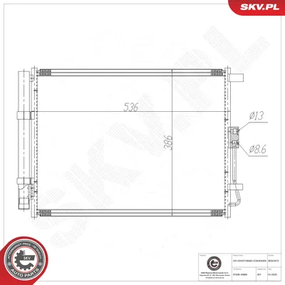 Condensador, aire acondicionado Hyundai i30 · Hyundai i30 Estate · Hyundai i30 Coupe