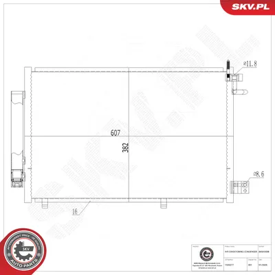 Condensador, aire acondicionado Ford FIESTA VI · Ford FIESTA VI Van