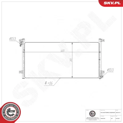 Condensador, aire acondicionado Iveco DAILY III Van · Iveco DAILY III Platform/Chassis