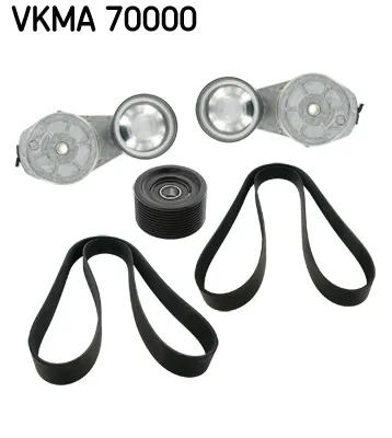 Juego de correas trapeciales poli V SKF VKMA 70000