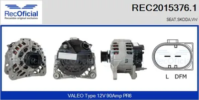 Alternador Seat CORDOBA · Vw TRANSPORTER T4 Bus · Seat IBIZA II