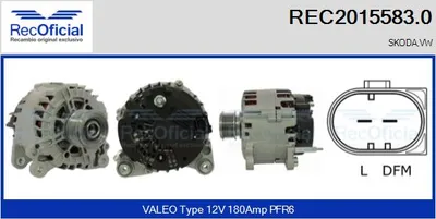 Alternador Vw PASSAT B6 · Vw PASSAT B6 Variant · Vw CRAFTER 30-35 Bus