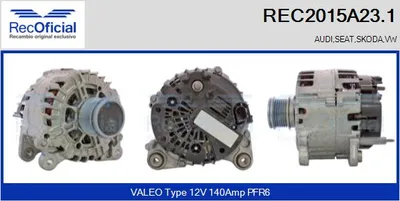Alternador Audi A3 · Audi A3 Sportback · Vw GOLF VII