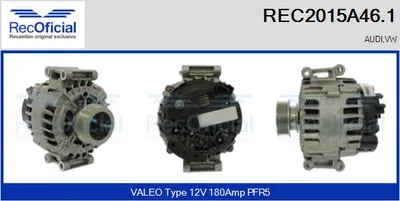 Alternador Audi A3 Sportback · Audi A3 Limousine · Audi TT