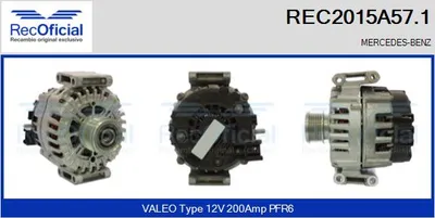 Alternador Mercedes-Benz C-CLASS · Mercedes-Benz C-CLASS T-Model · Mercedes-Benz GLE Coupe
