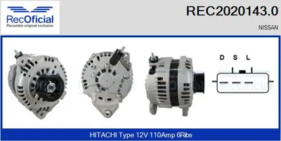Alternador Nissan MAXIMA / MAXIMA QX IV · Nissan MAXIMA / MAXIMA QX V · Nissan MAXIMA / MAXIMA QX IV Station Wagon