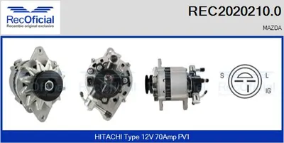 Alternador Mazda 323 S V