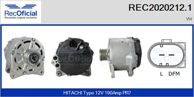 Alternador Vw PHAETON · Vw TOUAREG