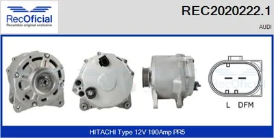 Alternador Audi ALLROAD C5 · Audi A4 B6 · Audi A4 B6 Avant
