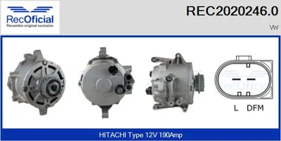 Alternador Vw TOUAREG