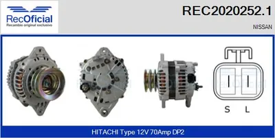 Alternador Nissan PICK UP