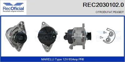 Alternador Fiat PUNTO · Fiat BRAVA · Fiat BRAVO I