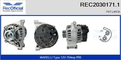 Alternador Fiat PALIO · Fiat PALIO Weekend · Lancia Y