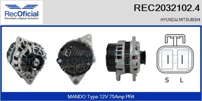 Alternador Hyundai ACCENT I · Hyundai S COUPE · Hyundai LANTRA II Estate