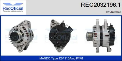 Alternador Kia SOUL I · Kia VENGA · Hyundai ix20