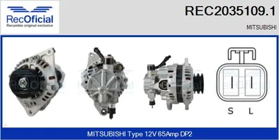Alternador Mitsubishi L 300 III Bus · Mitsubishi L 300 III Van · Mitsubishi L 300 III Platform/Chassis