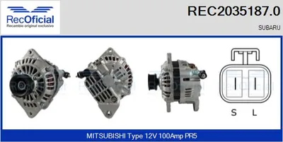 Alternador Subaru SVX