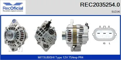 Alternador Suzuki SWIFT III