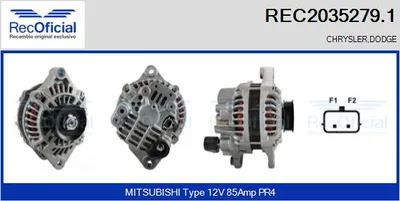Alternador Chrysler NEON II · Dodge NEON II