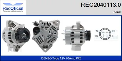 Alternador Honda PRELUDE III