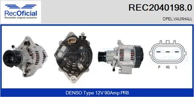 Alternador Opel FRONTERA A Sport · Opel FRONTERA A