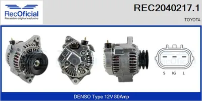 Alternador Toyota LAND CRUISER 80