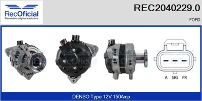 Alternador Ford FOCUS C-MAX · Ford FOCUS II · Ford FOCUS II Turnier