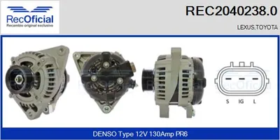 Alternador Toyota CAMRY · Lexus RX · Toyota CAMRY Saloon