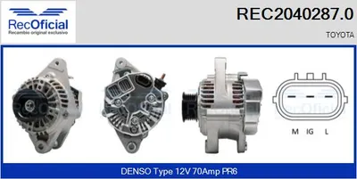 Alternador Toyota YARIS