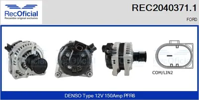 Alternador Ford FIESTA VI · Ford C-MAX II · Ford GRAND C-MAX