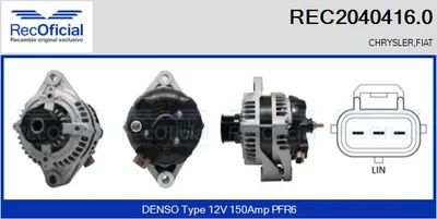Alternador Fiat FREEMONT
