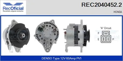 Alternador Honda PRELUDE II