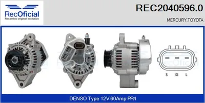 Alternador Toyota PASEO Coupe · Toyota PASEO Convertible