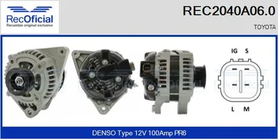 Alternador Toyota CAMRY Saloon