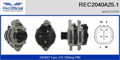 Alternador Lexus GS · Lexus IS III