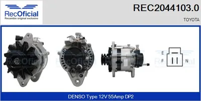 Alternador Toyota LAND CRUISER · Toyota HIACE III Van · Toyota HIACE III Bus