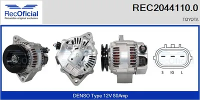 Alternador Toyota CARINA E VI Saloon · Toyota CARINA E VI · Toyota CARINA E VI Sportswagon