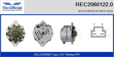 Alternador Buick CENTURY Saloon · Chevrolet MALIBU