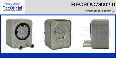 Radiador de aceite, aceite motor Vw SHARAN · Ford GALAXY I · Audi A3