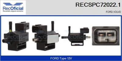 Transductor de presión, control de gases de escape Volvo V70 II · Volvo S60 I · Volvo S40 II