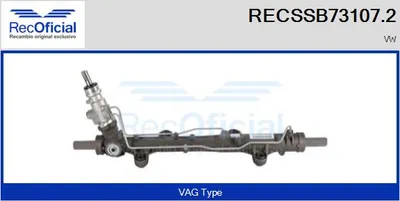 Engranaje de dirección Vw MULTIVAN T5 · Vw TRANSPORTER T5 Platform/Chassis (7JD, 7JE, 7JL, 7JY, 7JZ, 7F · Vw TRANSPORTER T5 Van