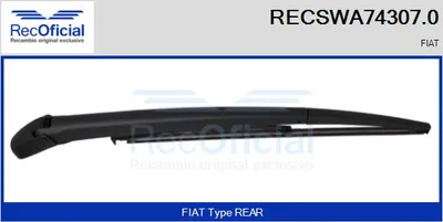 Brazo del limpiaparabrisas, lavado de parabrisas Fiat BRAVO I · Fiat SEICENTO / 600