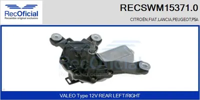 Motor del limpiaparabrisas Peugeot 807 · Citroën C8 · Lancia PHEDRA