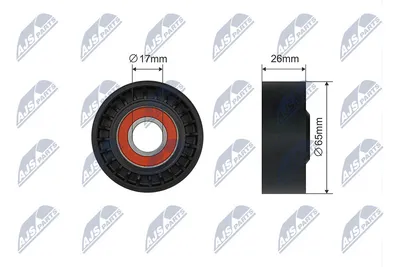 Polea tensora, correa poli V Mercedes-Benz B-CLASS Sports Tourer · Mercedes-Benz A-CLASS · Mercedes-Benz CITAN Mixto