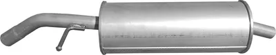 Silenciador posterior Citroën C3 I · Citroën C3 Pluriel · Peugeot 1007