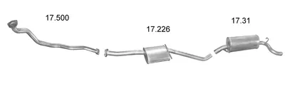 Sistema de gases de escape EDEX 1259