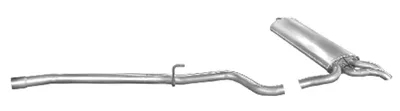 Silenciador posterior Mercedes-Benz E-CLASS T-Model · Mercedes-Benz E-CLASS Platform/Chassis