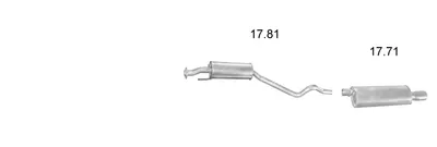 Sistema de gases de escape Opel ASTRA F Hatchback