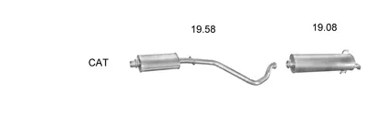 Sistema de gases de escape Peugeot 306 Hatchback
